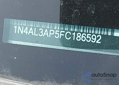 2015 Nissan Altima 2.5 S from USA, damaged, VIN 1N4AL3AP5FC186592